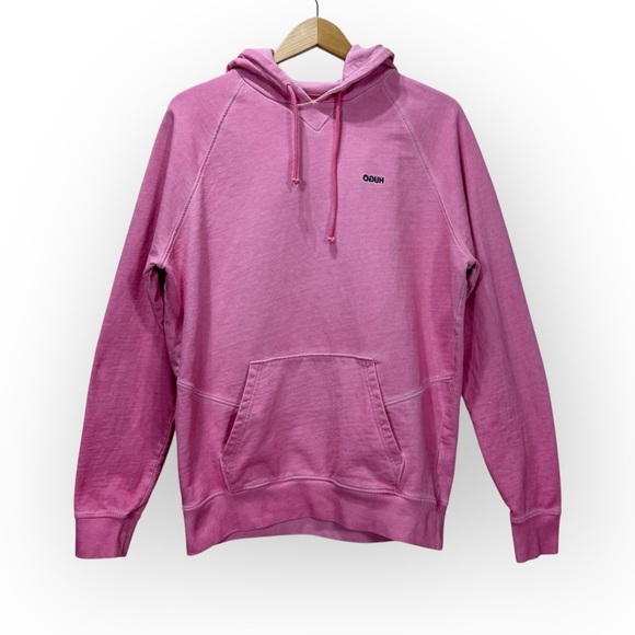 Hugo Boss Tops - HUGO BOSS Hugo Unisex Pink Derraine Hoodie – Size Small Oversized fit Streetwear
